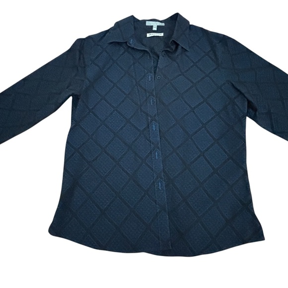 Pendleton Non-Iron Shaped Fit Long Sleeve Button Down - Midnight Blue - Size M - Picture 1 of 5